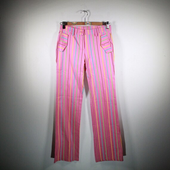 Vintage Highwaist Pants Jeans Fabric Pants Women … - image 1