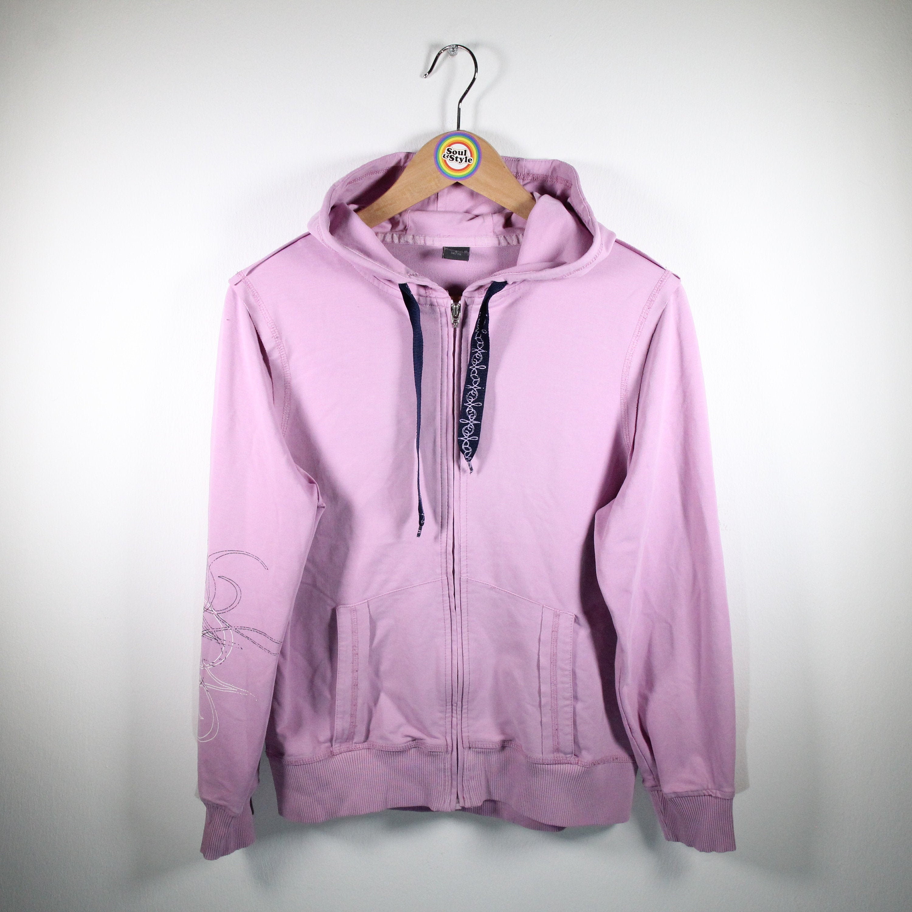 トップス Metro Store \"Return of the 90's\" Sweat Vintage San Diego USA Pullover Sweatshirt Zip At Neck Draw