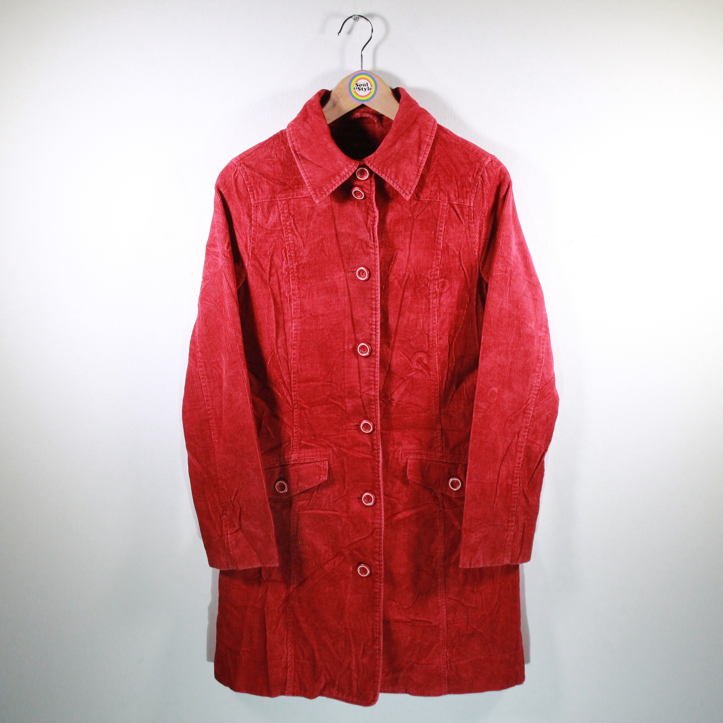 Vintage 90s Corduroy Jacket Cord Coat 