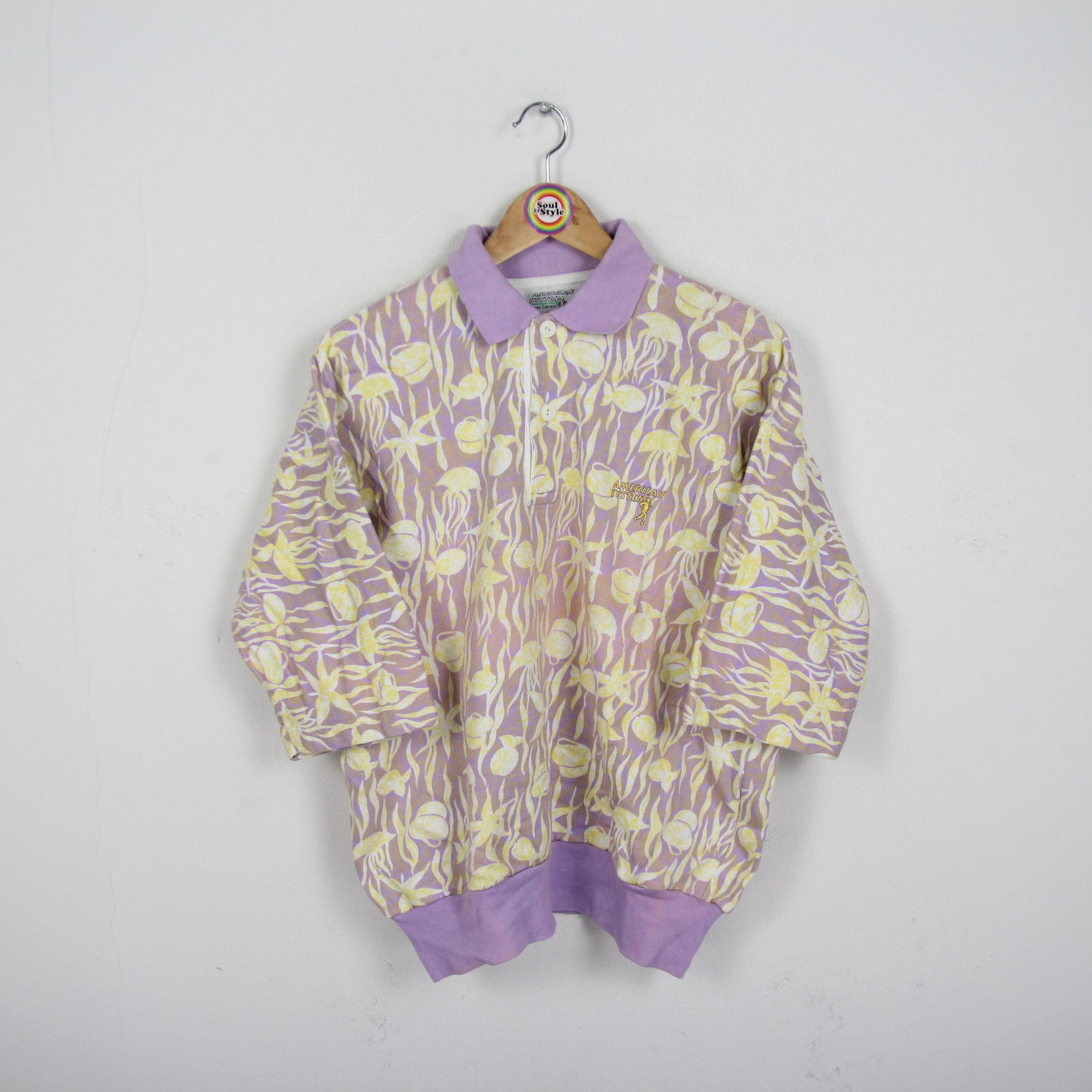 Vintage 90s Sweatshirt S American System Olmes Carretti Short 