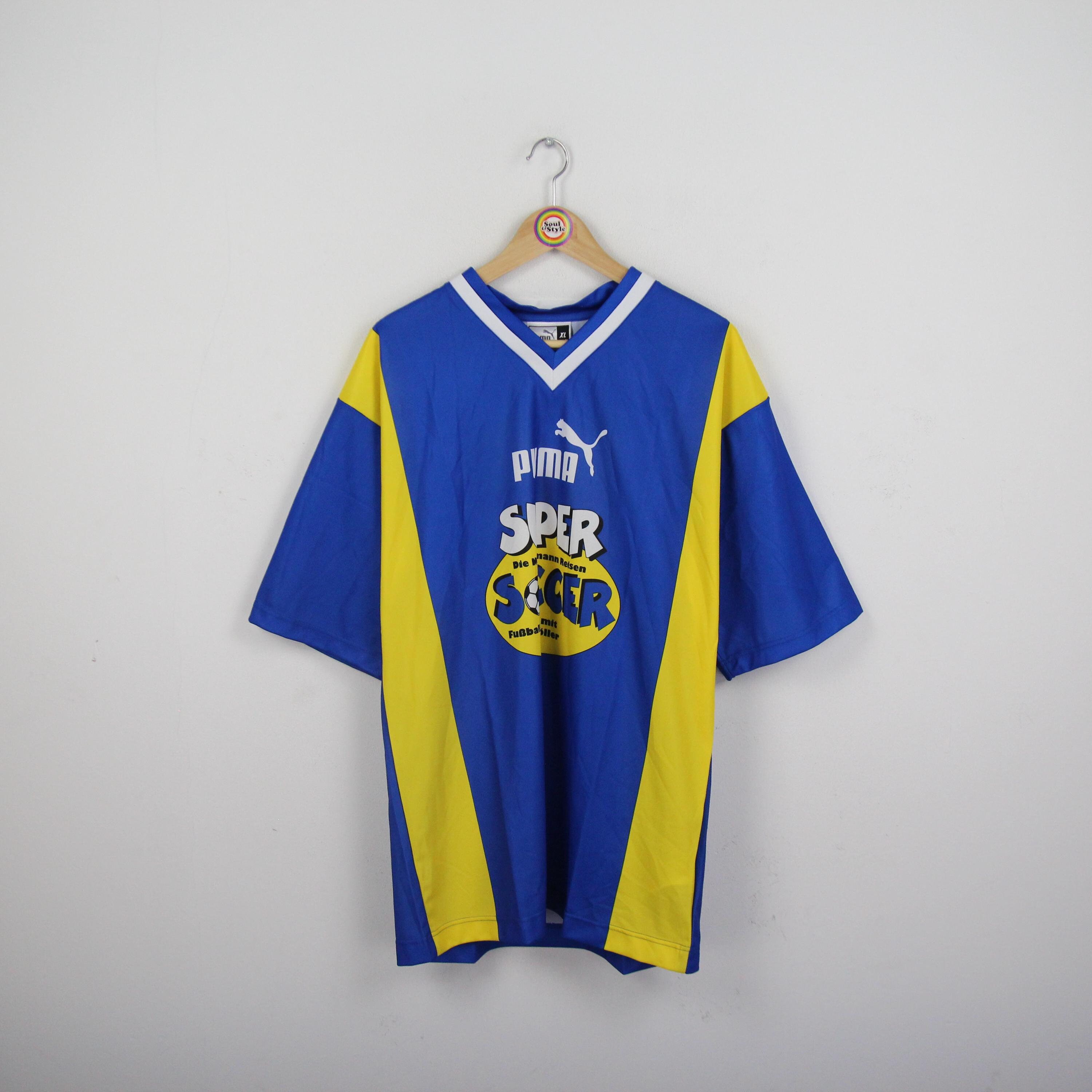 Vintage T-shirt Jersey Size XL Puma Football School With Rudi