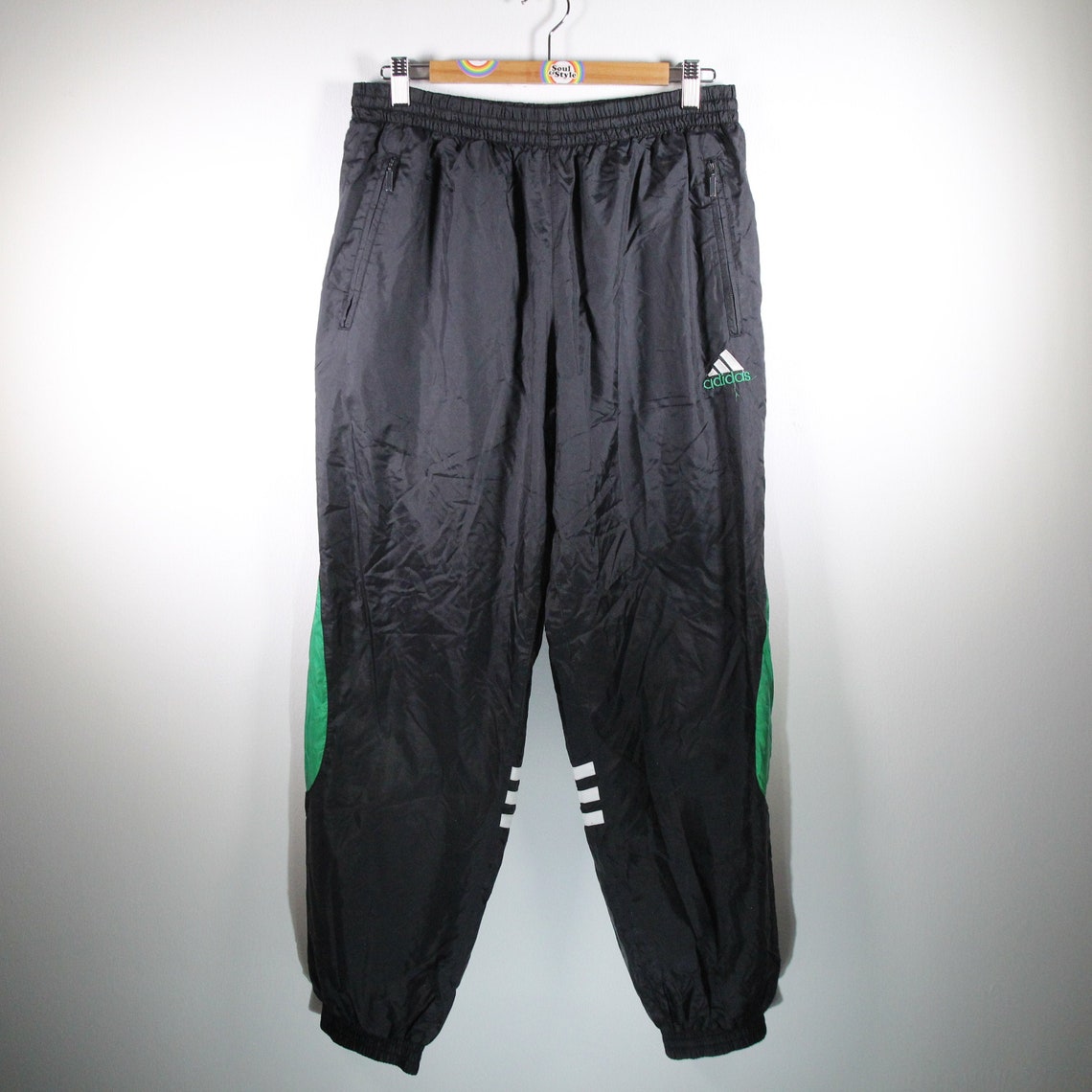 Vintage 90s Sports Pants Size L D6/F180 Adidas | Etsy