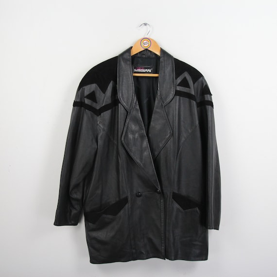 ジャケット・アウター 90s vintage MILAN LEATHER tracker jacket 90s vintage MILAN LEATHER tracker jacket