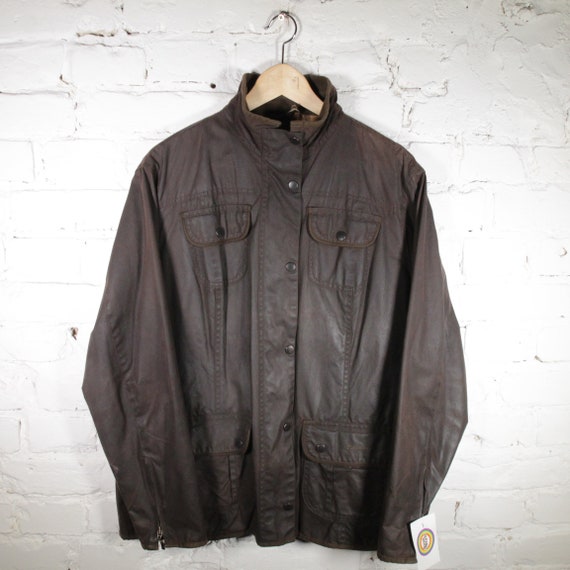 Vintage Barbour Women's Wax Jacket L (Women)