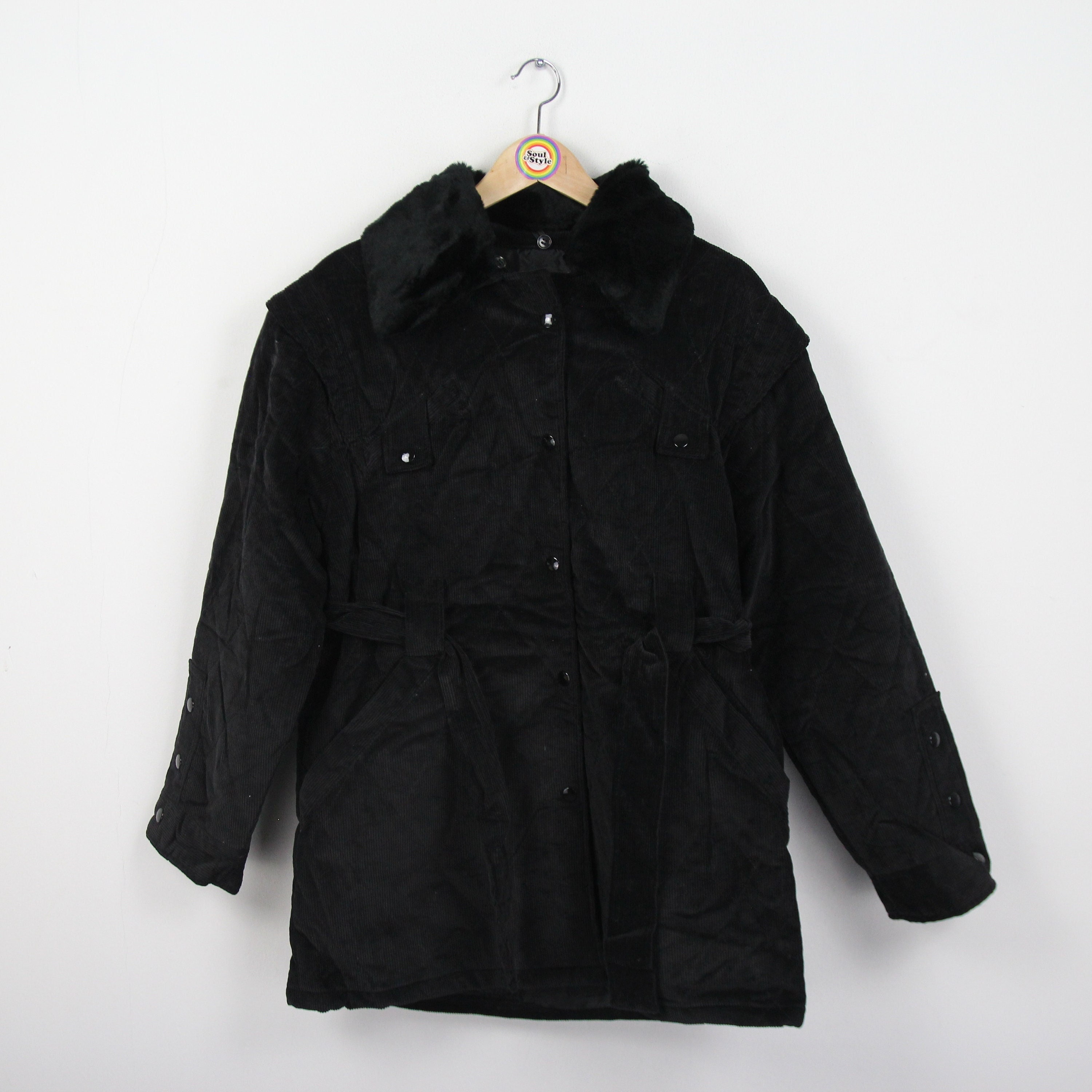 Black Corduroy Jacket Etsy Canada