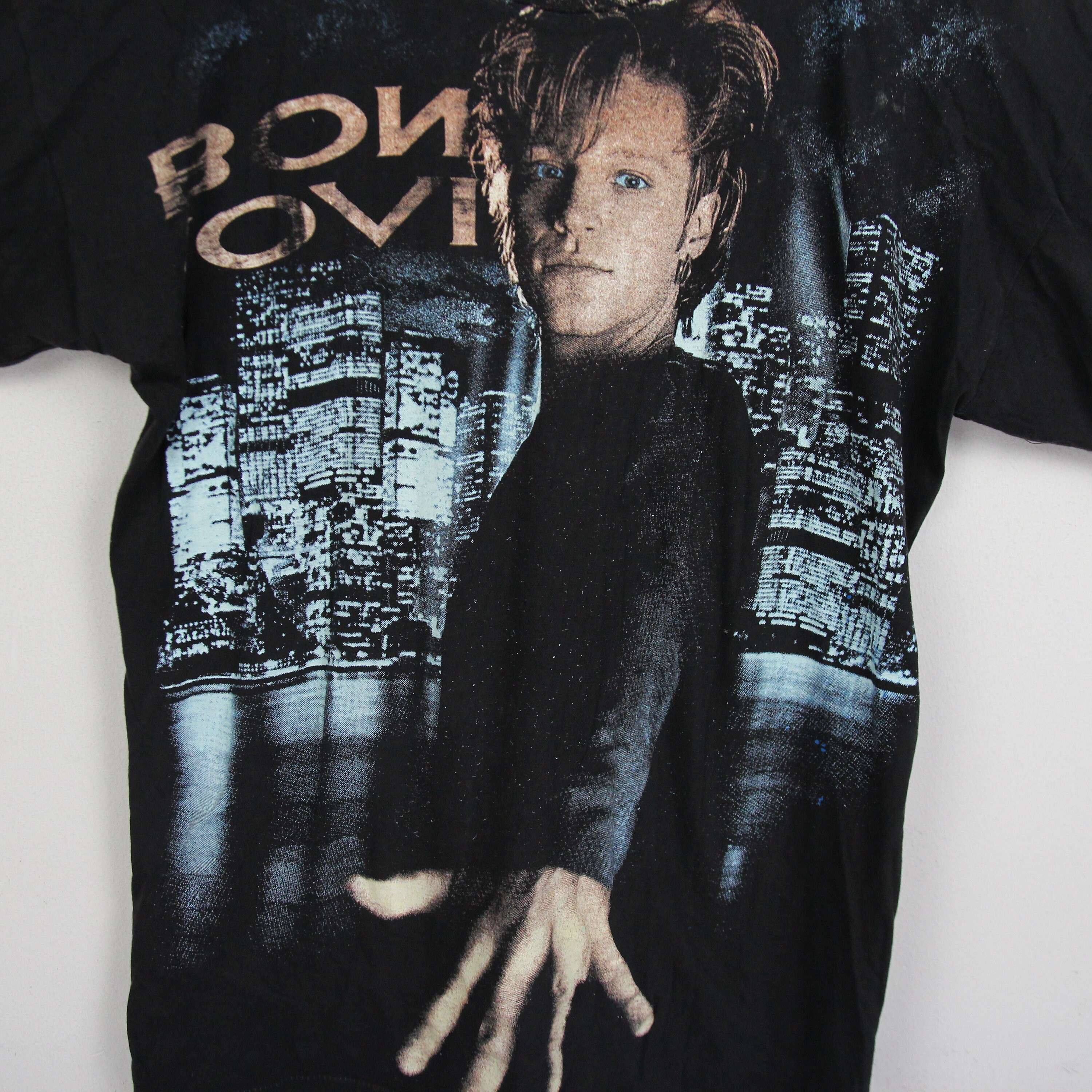 Vintage T-shirt Size L Bon Jovi Keep the Faith 1992 - Etsy Israel