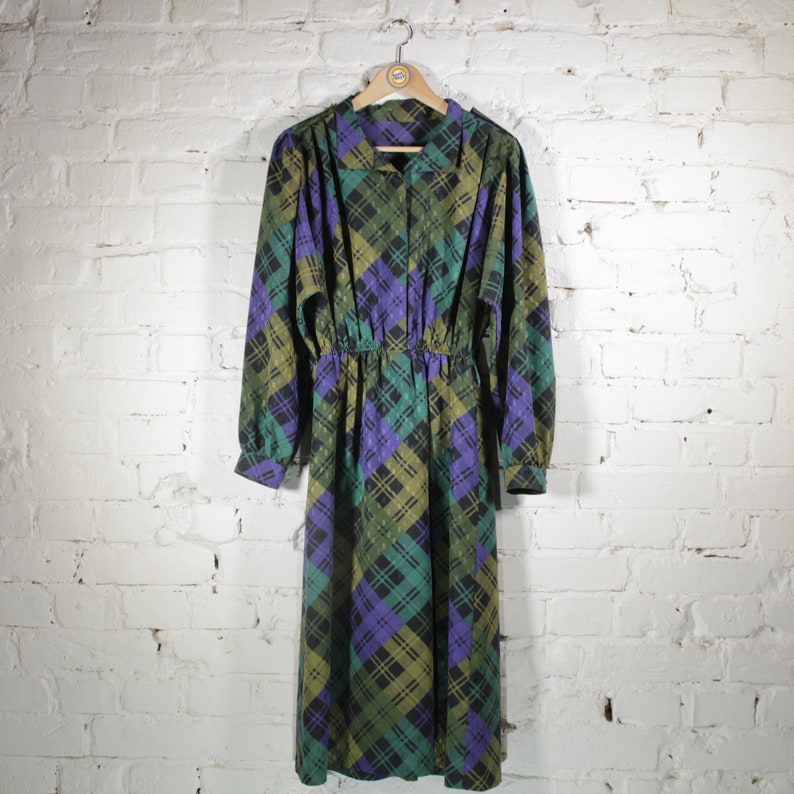 Vintage 80s 90s Dress Kleid Size L