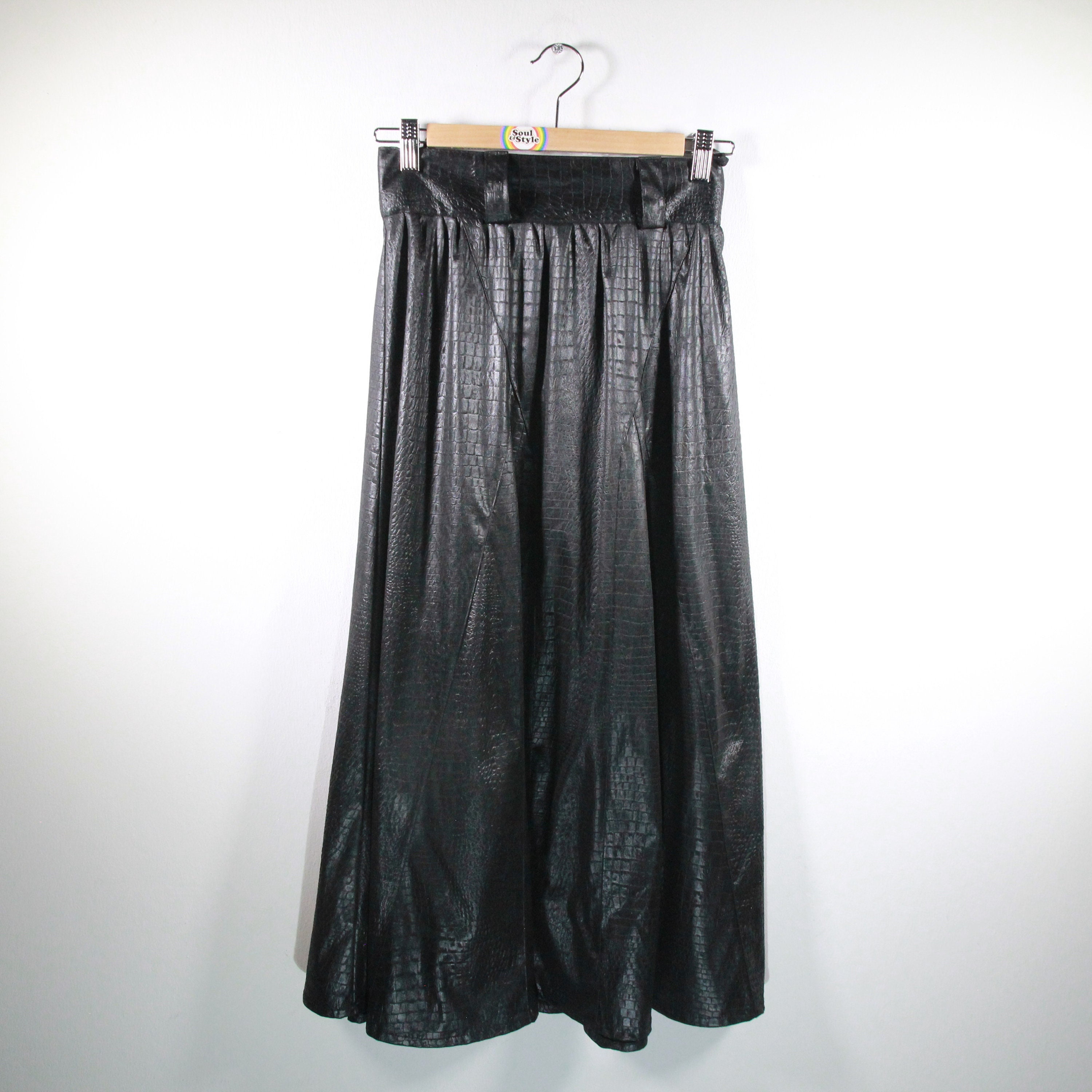 Vintage skirt/skirt size S reptile look
