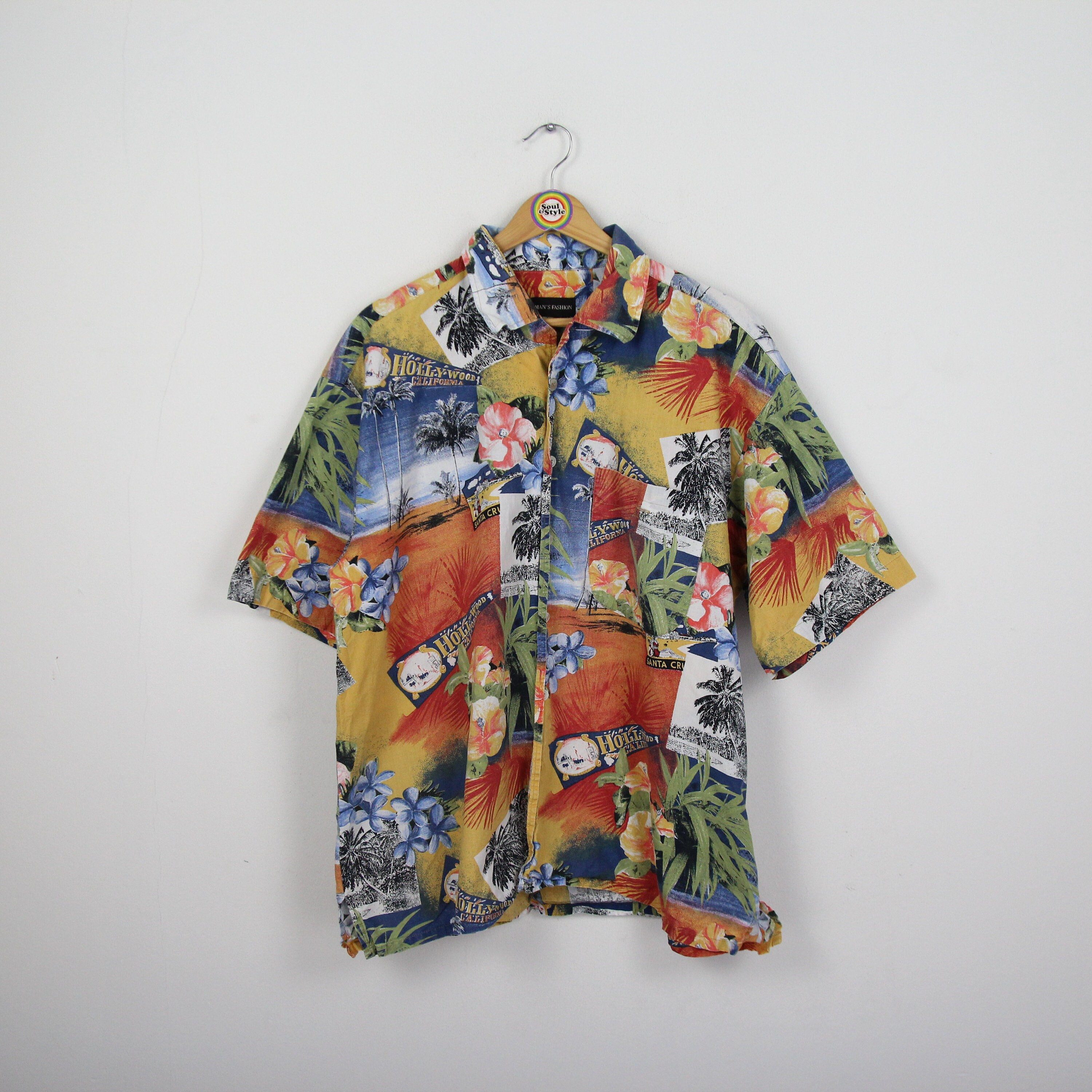 90s LA限定品。激レア。 m&m's ボウリングシャツ M&M's/エムアンドエムズ Tシャツ 90年代 Made in USA (USED) | c