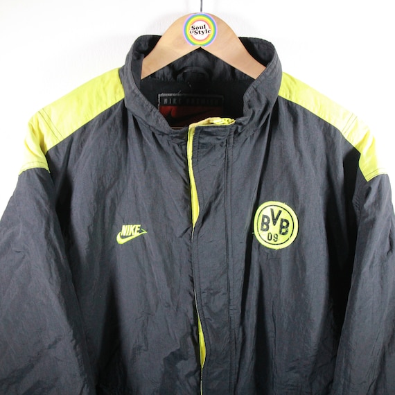 Vintage 90s BVB Borussia Dortmund Sports Jacket XL Nike Premier
