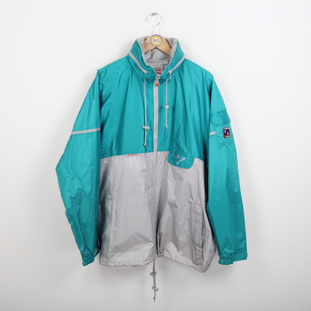 Jacket Jeantex Regenjacke Vintage 90s Jeantex Rain Jacket XL-2XL