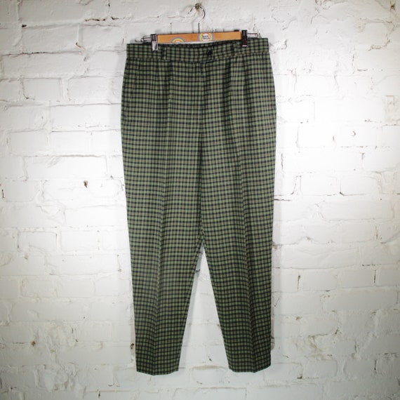 Vintage Wool Highwaist Pants Women Size L - XL (4… - image 1