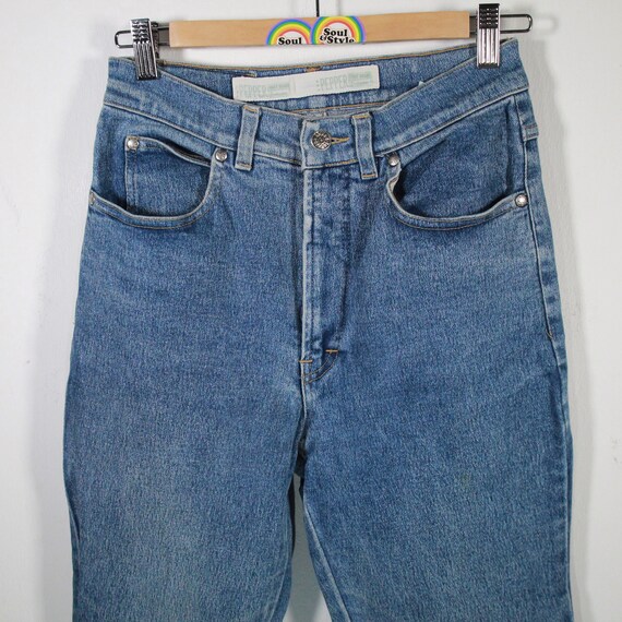 Vintage highwaist trousers jeans women's size M 8… - image 2