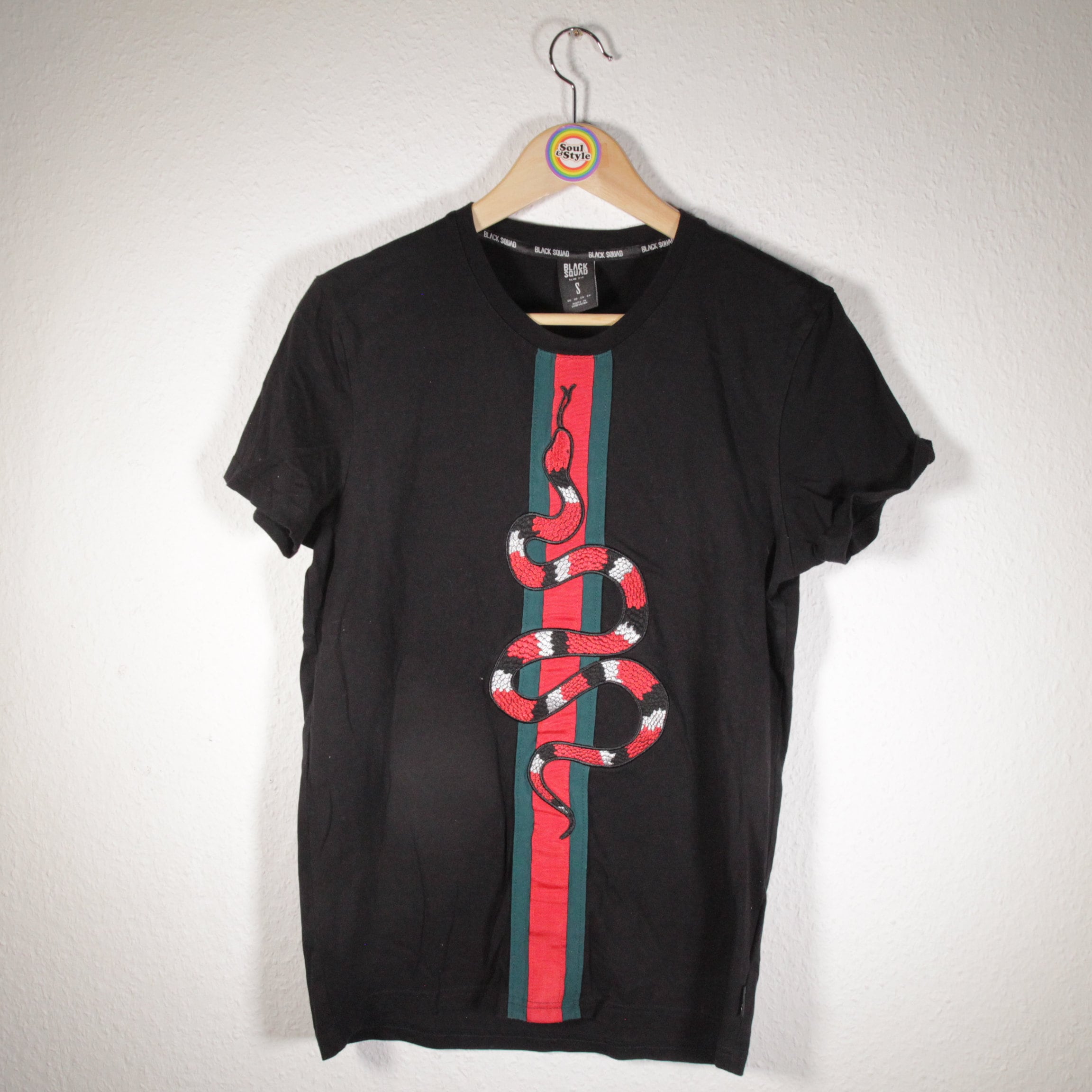 pulsåre dynamisk stadig Vintage T-shirt Size S Grand Black Squad Snake - Etsy