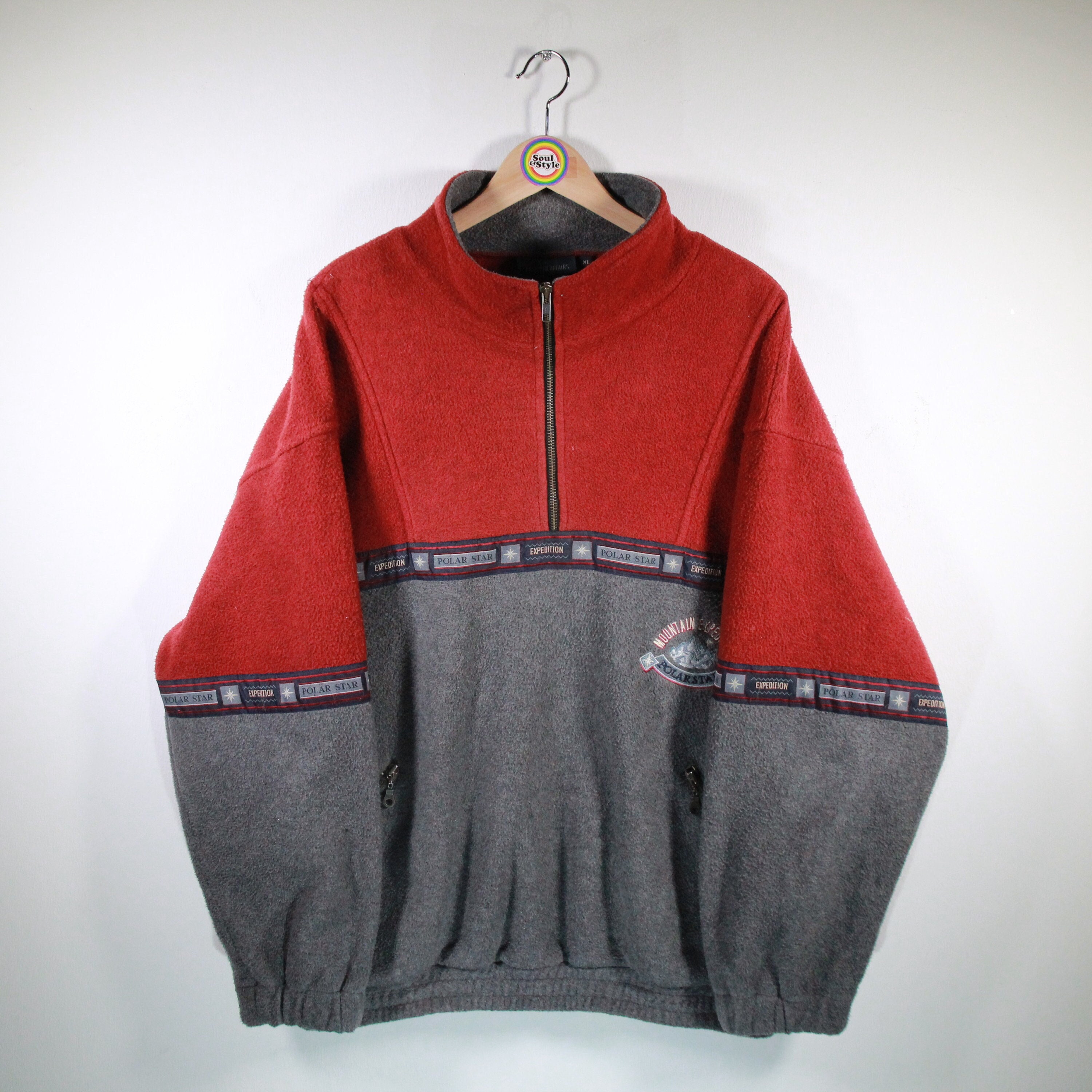 Vintage 90s Fleece Sweater Size XL Fashion Affairs - Etsy Ireland