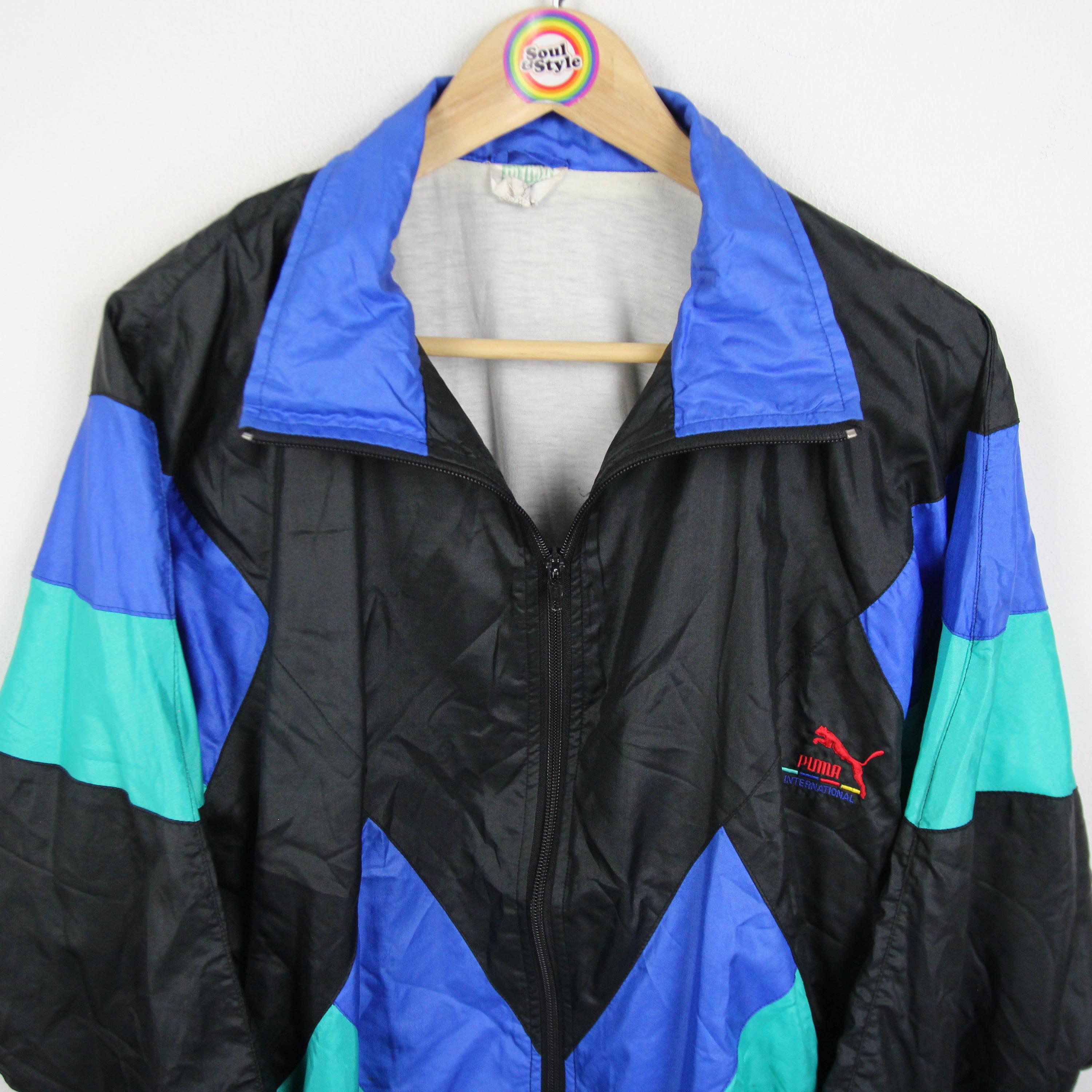 Vintage 90s Sports Jacket M Puma Training Jacket Sports Parka - Etsy