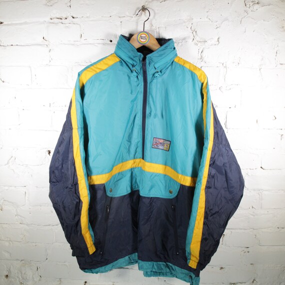 Vintage 90s Rain Jacket Slip Jacket L 