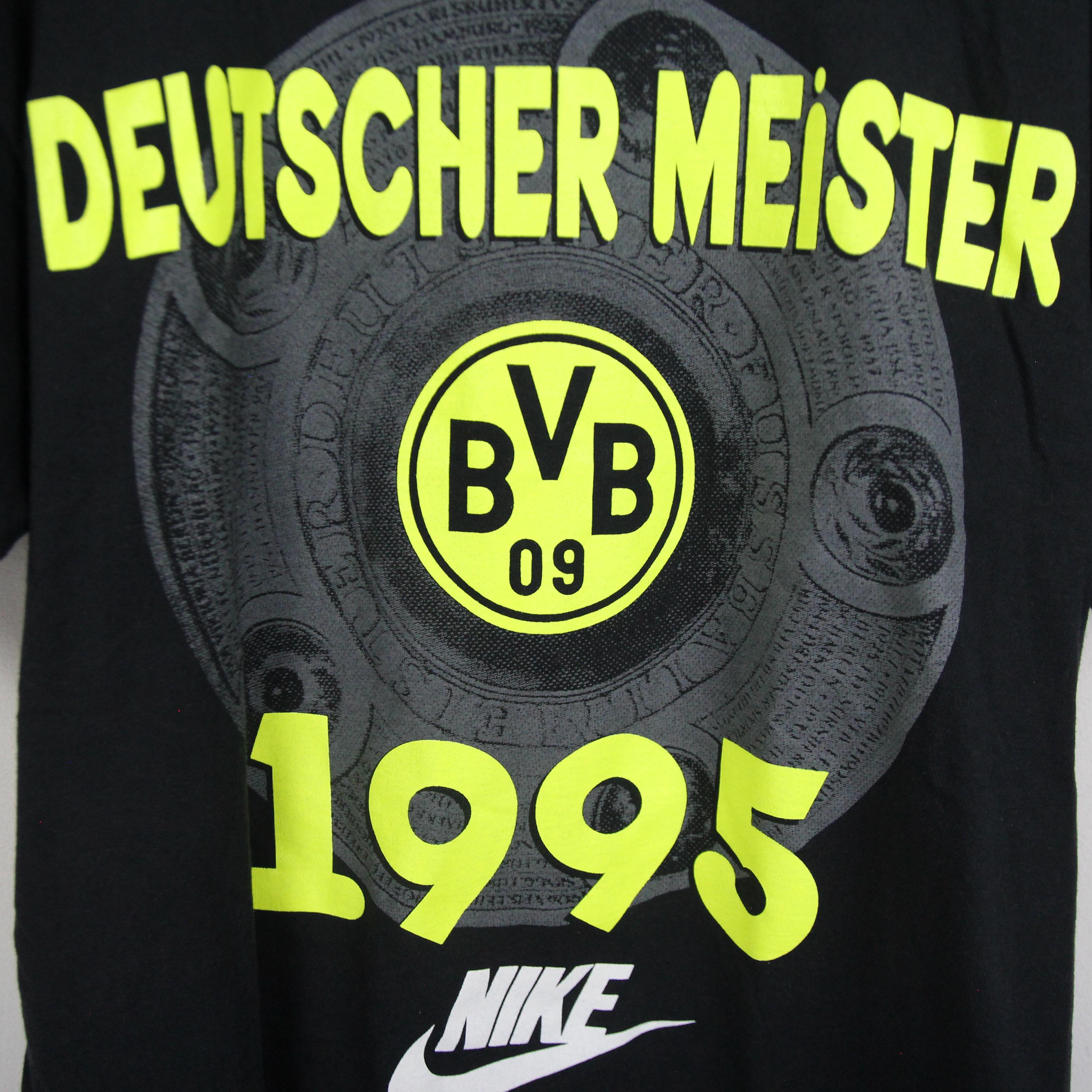 Vintage T-shirt Size M BVB Borussia Dortmund German Champion