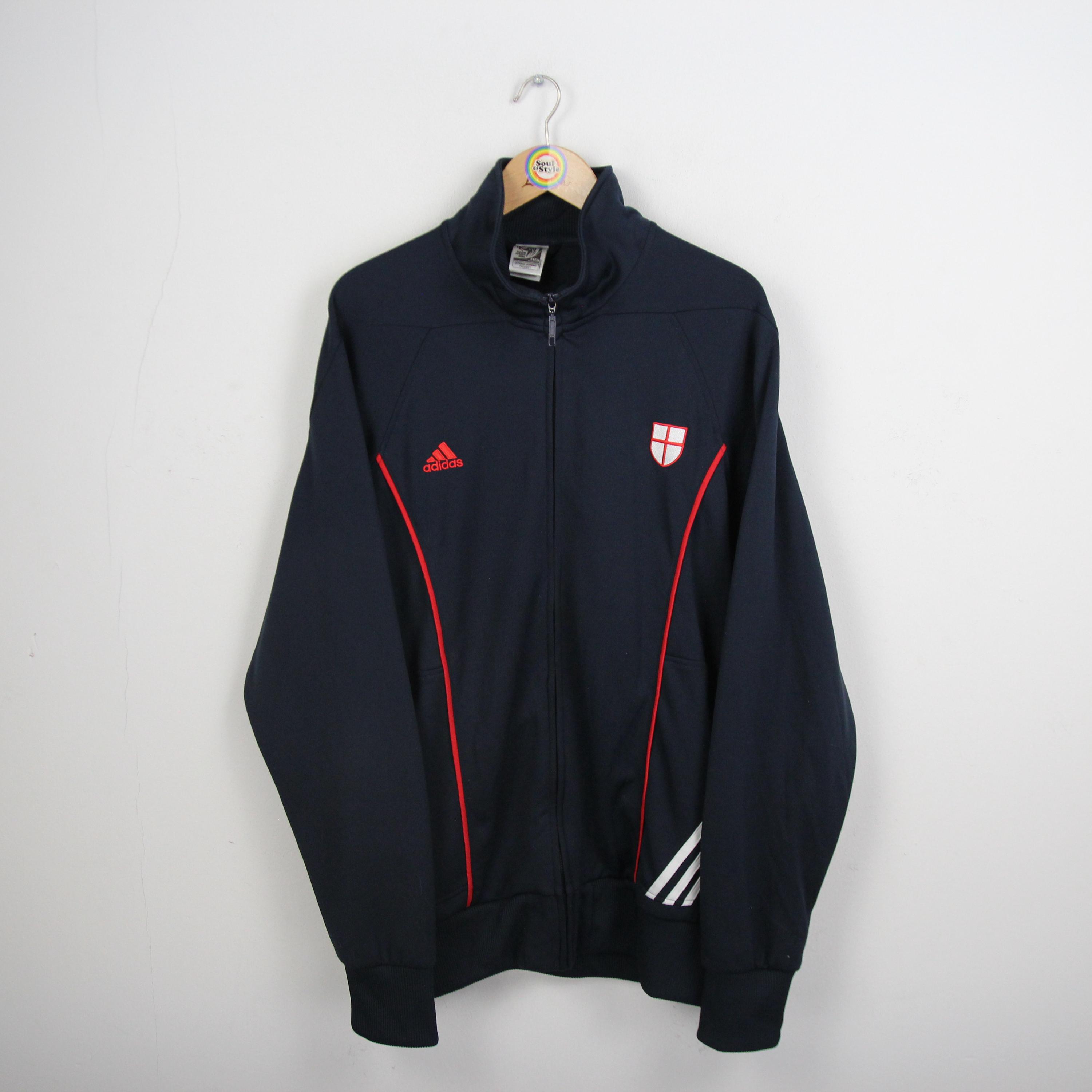 LANGE WORLD CUP ZA + 24.5 中古　アウターシェルのみ Vintage England Sports Jacket 2XL Adidas Training Jacket Sports