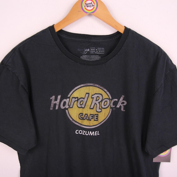 Vintage T-shirt Size L Hard Rock Cafe Cozumel - Etsy