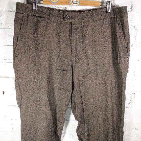 Vintage Wool Fabric Pants Men 2XL 80s Brax - Norway