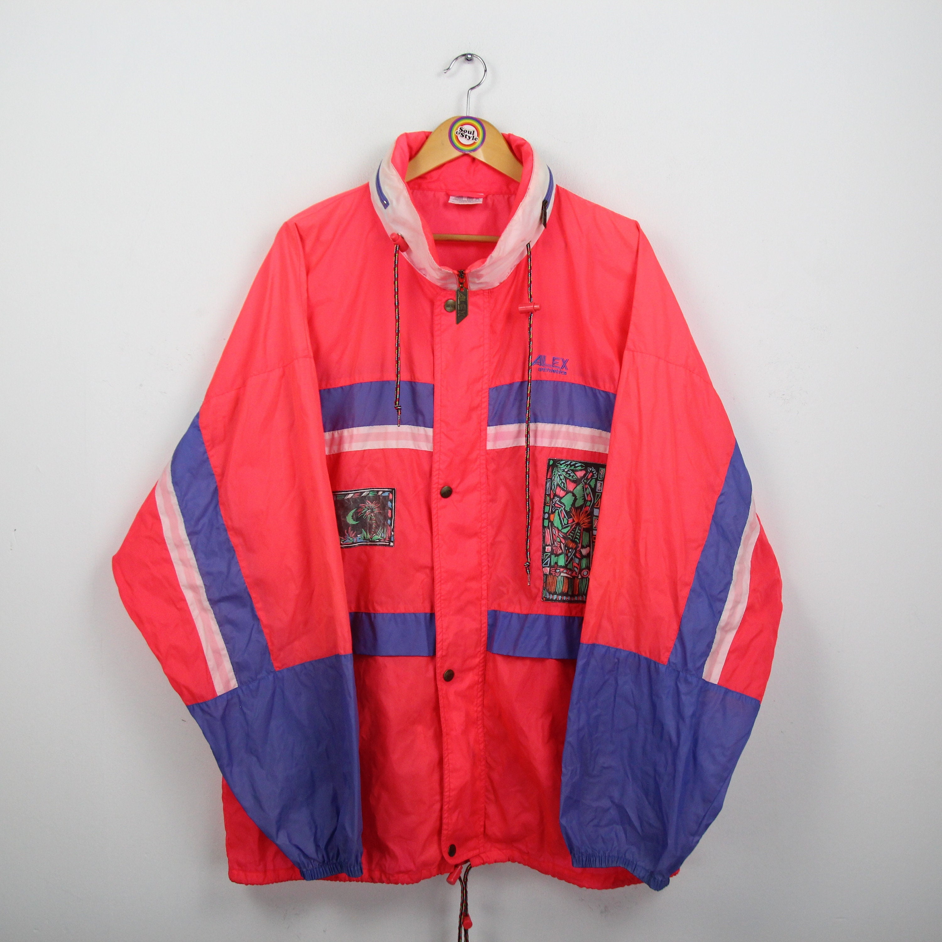 ビンテージ 90s ALEX レインジャケット XL ウインドブレーカー