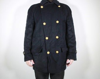 Vintage 90s Coat Cashmere Cashmere Share Size XL Claudio Ferrara