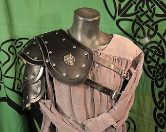 Paladin Pauldron, Shoulder Armor, SCA, LARP, Cosplay