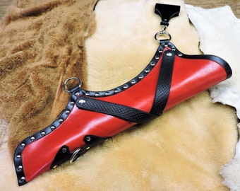 Universal Draw Leather Hip Quiver, Archery Quiver