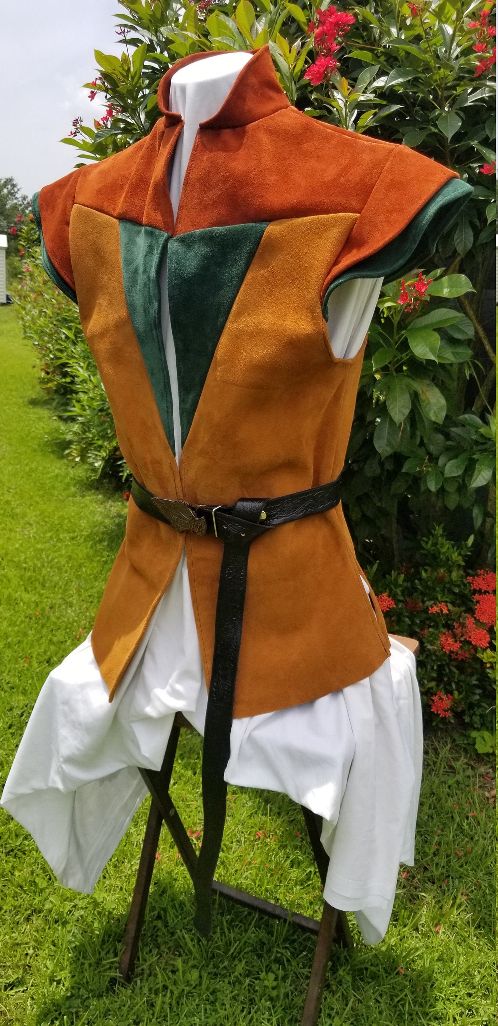 Gallentine Jerkin Sleeveless Renaissance LARP Fantasy Jacket Etsy