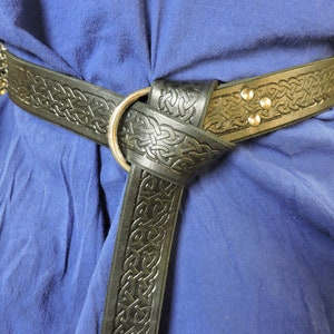 1.5 Wide medieval ring belt SCA LARP Cosplay | Etsy