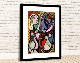 Picasso Girl Mirror Etsy