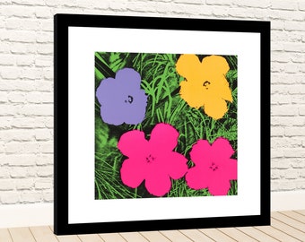 Andy Warhol Flowers Etsy