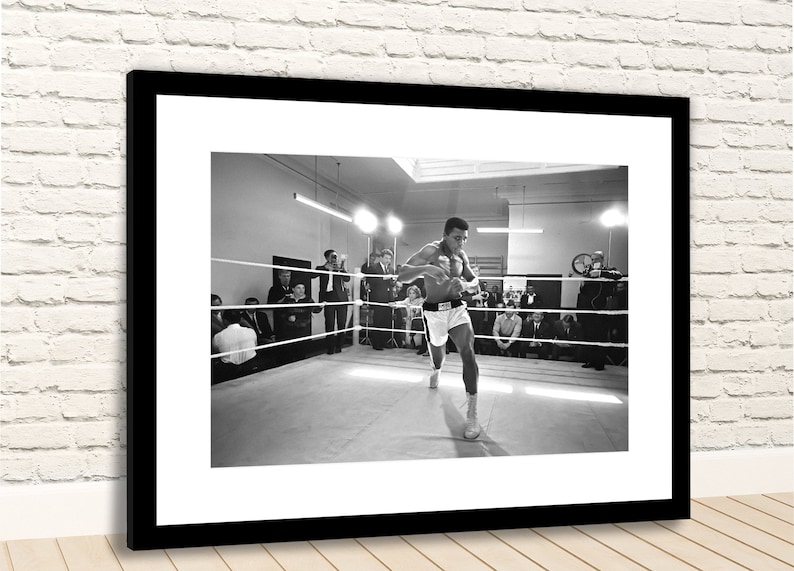 Muhammad Ali Training Gym London 1966 Framed Photo Print ...