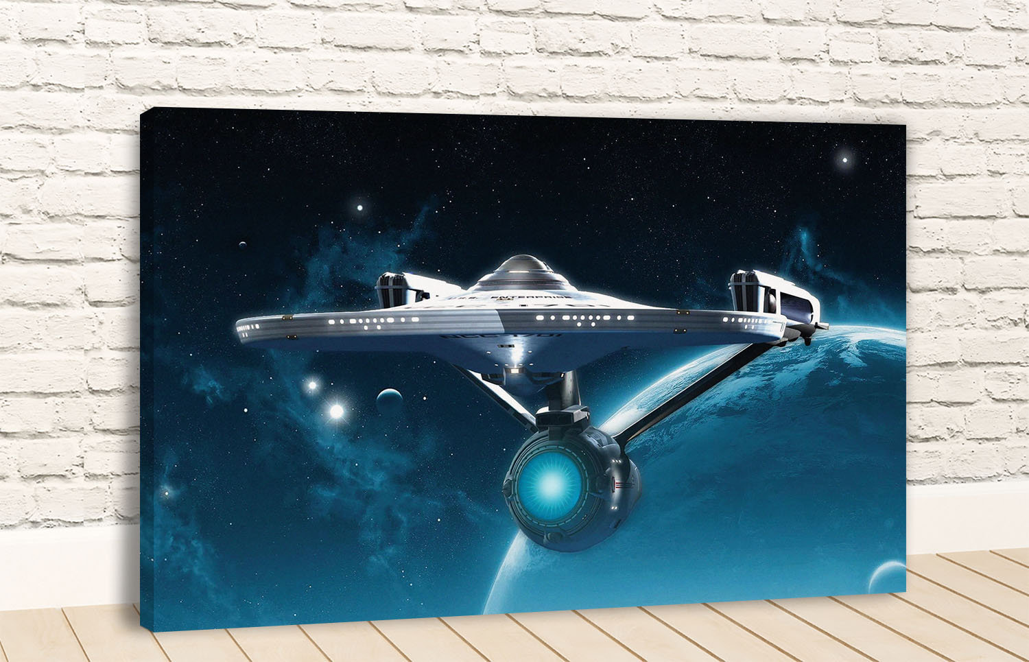 Star Trek jenseits USS Enterprise Canvas Wandkunst Etsy