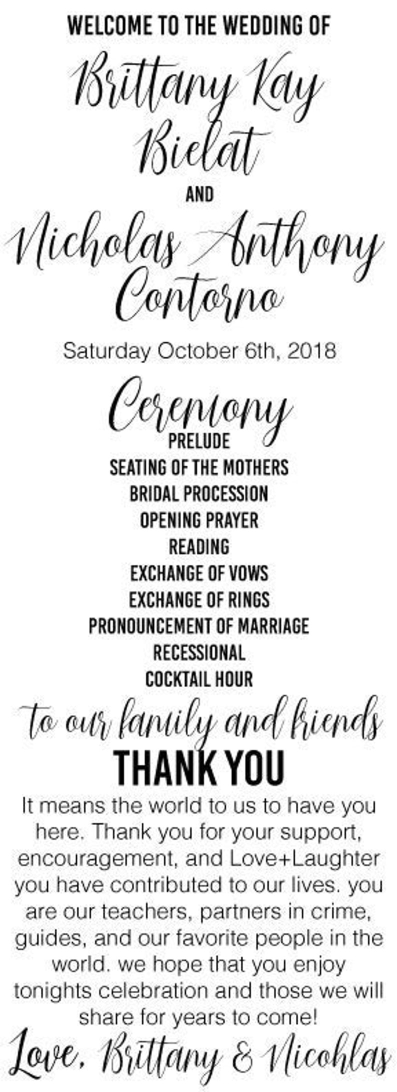 Programas de casamento imagem 1
