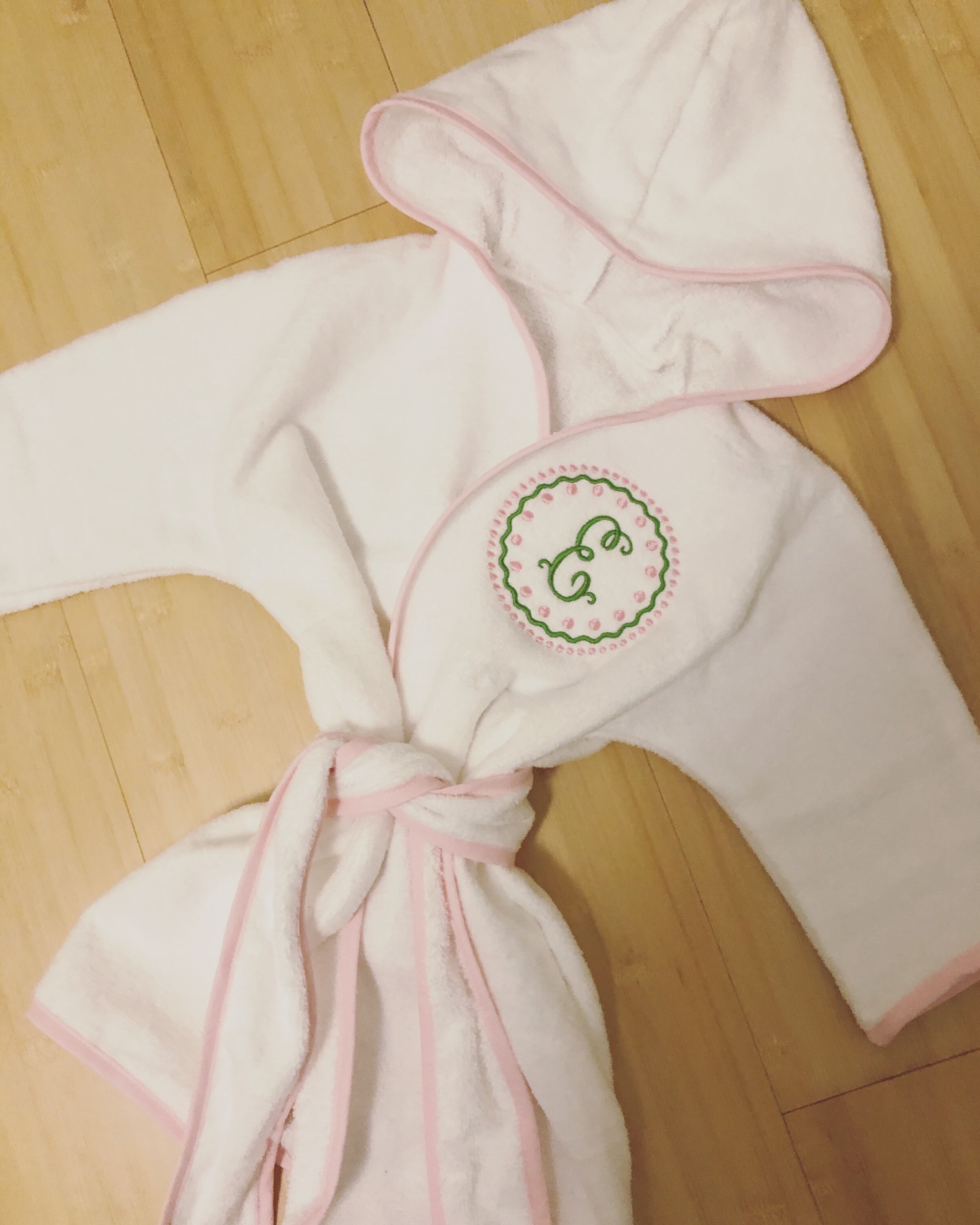 Monogrammed Toddler Robe Etsy