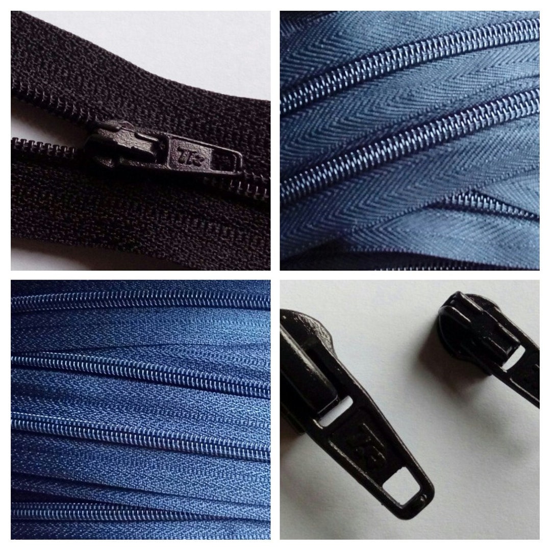 Zips Continuous on the Roll Black 4mm/6mm With Sliders Good Etsy