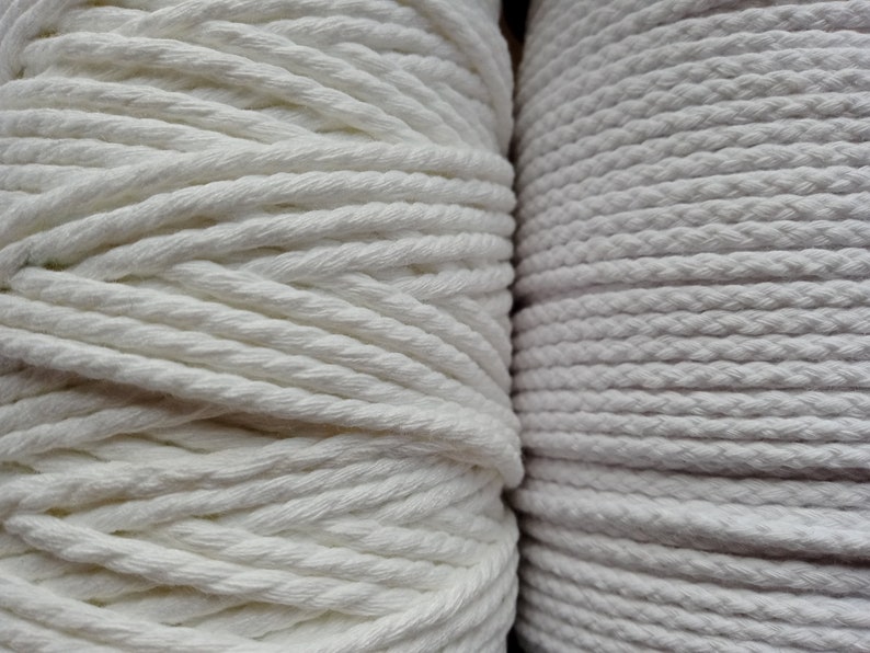 Piping Cord Cotton 4 mm 6 mm 8 mm Polyester 5 mm Sold in 5 mt Lengths Sewing Upholstery Needlecrafts