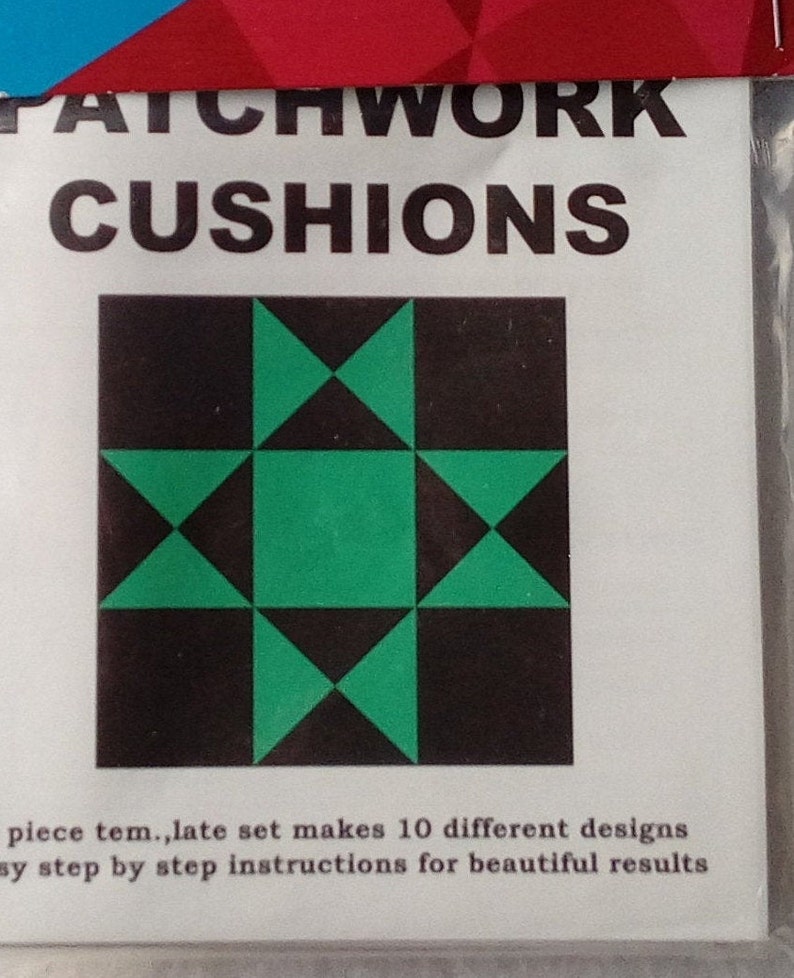 Patchwork Template Set Prym Instruction Booklet Plastic Etsy UK