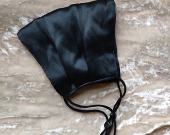 Mulberry Silk Face Mask, 3-Ply Full Coverage, Adjustable Comfort