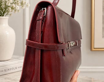 Double strap shoulder large tote bag cowhide leather black large tote contrasting straps
