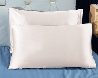 2PACK 22mm Mulberry Silk Pillowcase, Envelope Closure, Standard, Queen, King