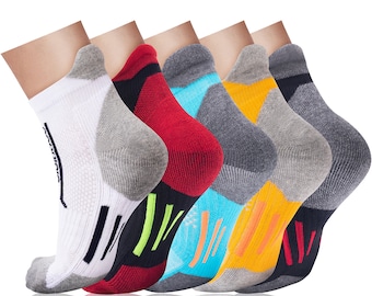 Athletic Compression socks for Cycling Running Sport All daily activities Women/Men, 5 Pairs