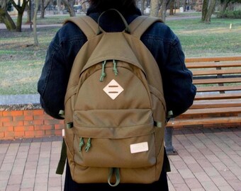 Sac à Dos Lafuma Vintage Randonnée Années 1930-49 - Beige Toile, Avec écussons Alpinisme - Occasion