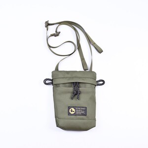 Small Waterproof Sling Bag, Compact Phone Bag on Strap, Black Minimalist Crossbody Bag, Small Multi Pocket Messenger bag for Cell Phone image 19
