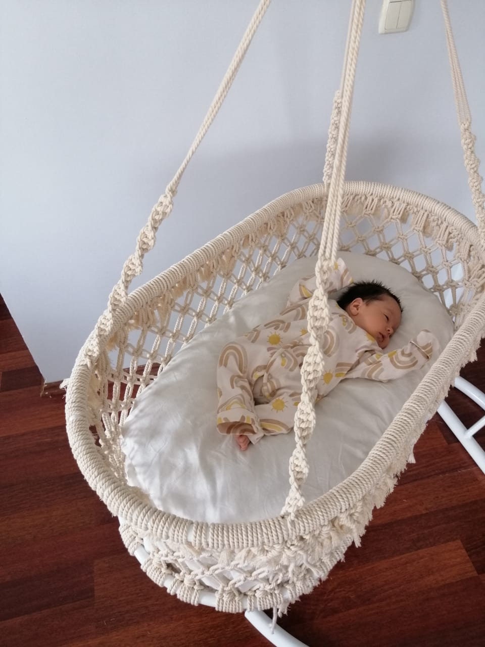 Macrame Baby Hammock Baby Registry Baby Registery Checklist Etsy