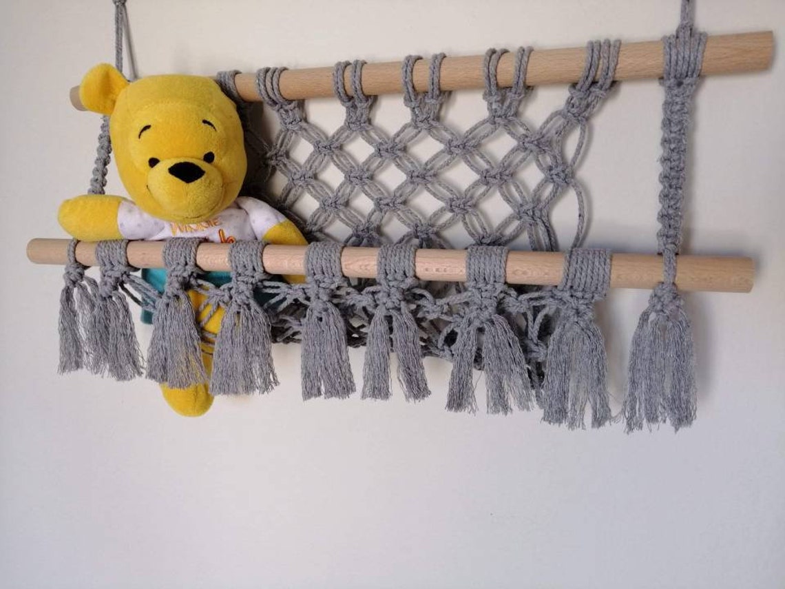 Toy Hammock Net for Stuffed Animals Nursery Wall Toy Etsy