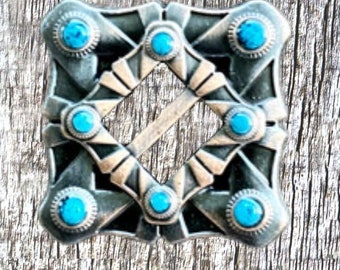Western Sunset Copper Finish 1-1/2 Inch Slotted Concho