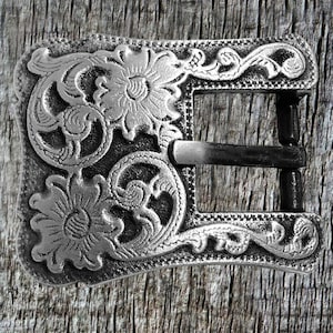 Santa Fe Hardware Schnallenset für 3/4 Inches mit Antik Nickel Finish